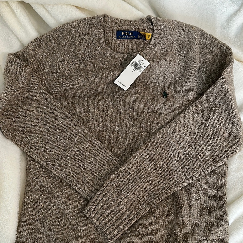 Ralph Lauren Wool-Blend Saddle-Sleeve Sweater